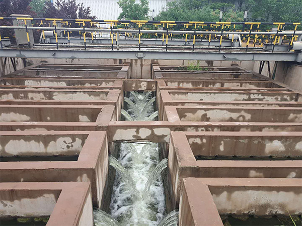 萊蕪污水處理廠現(xiàn)場